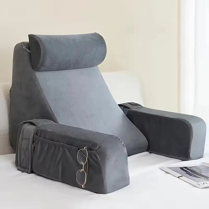 Cuscino da Lettura Ergonomico Plus - Il Supporto Perfetto per Ore di Comfort Assoluto