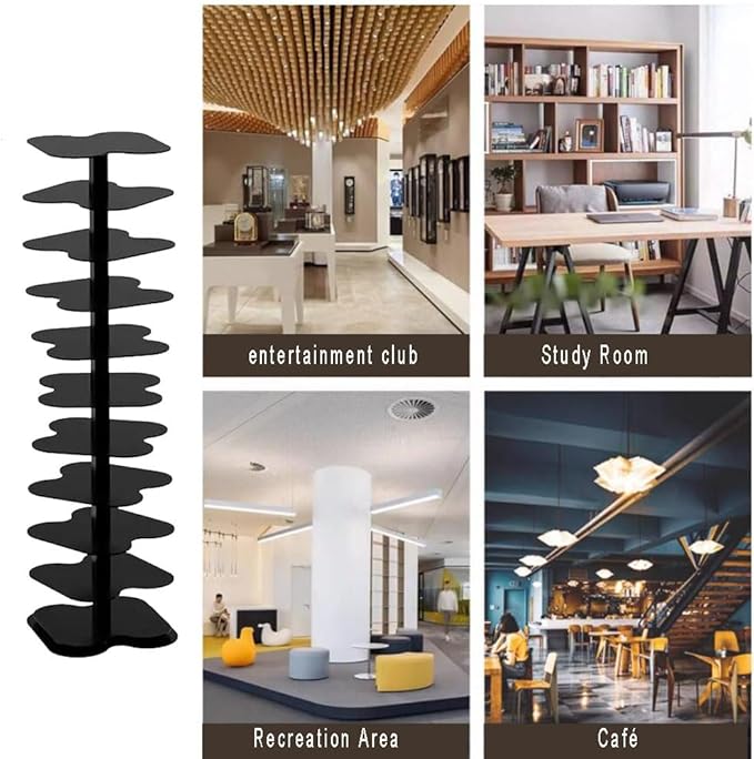 Libreria Angolare a Spirale Multi-Piano - L'Arte di Esporre i Libri nello Spazio Verticale
